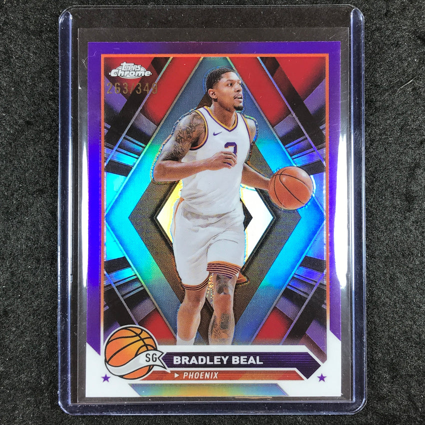 2023-24 Topps Chrome Basketball BRADLEY BEAL Base Purple 263/349 #108