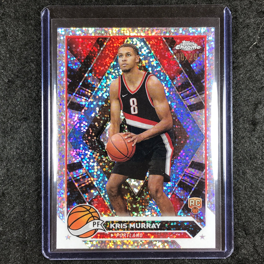 2023-24 Topps Chrome Basketball KRIS MURRAY Rookie Base Speckle 260/299 #84