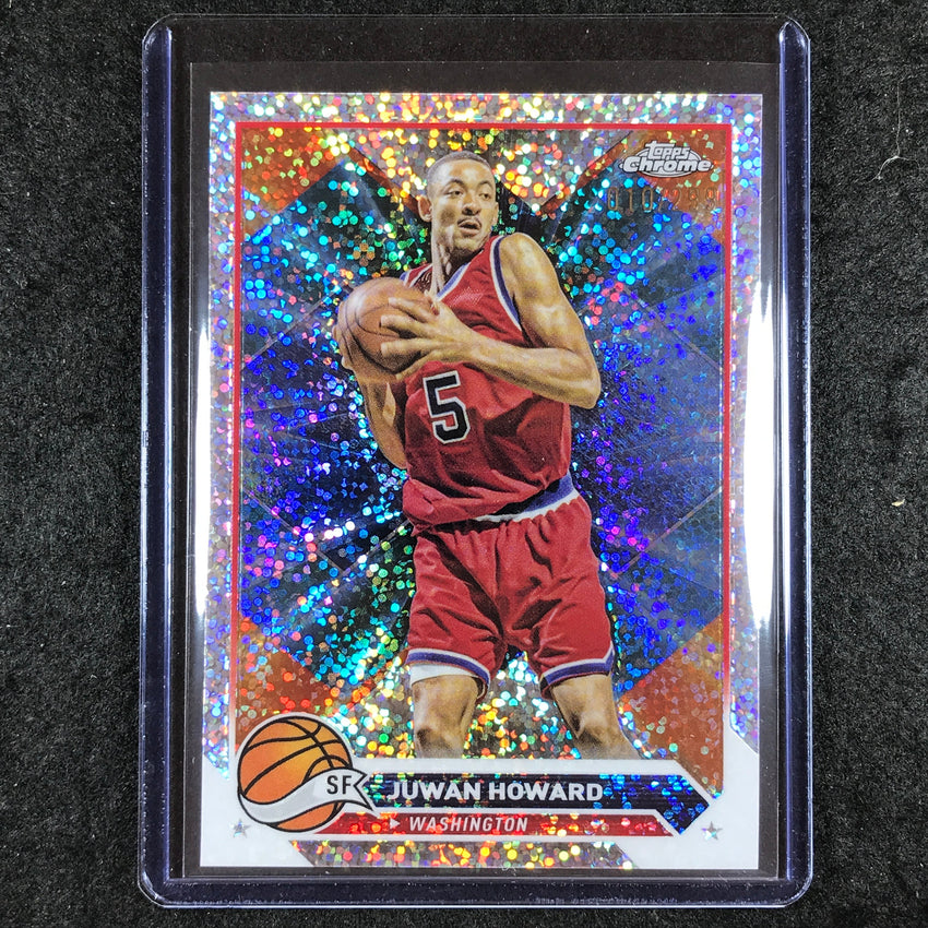 2023-24 Topps Chrome Basketball JUWAN HOWARD Base Speckle 10/299 #101