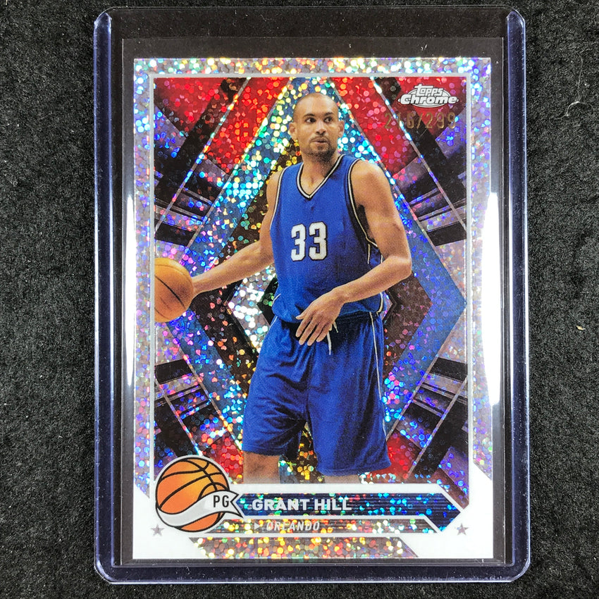 2023-24 Topps Chrome Basketball GRANT HILL Base Speckle 216/299 #111