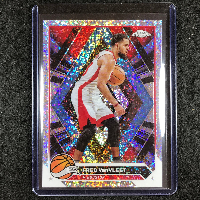 2023-24 Topps Chrome Basketball FRED VANVLEET Base Speckle 283/299 #126