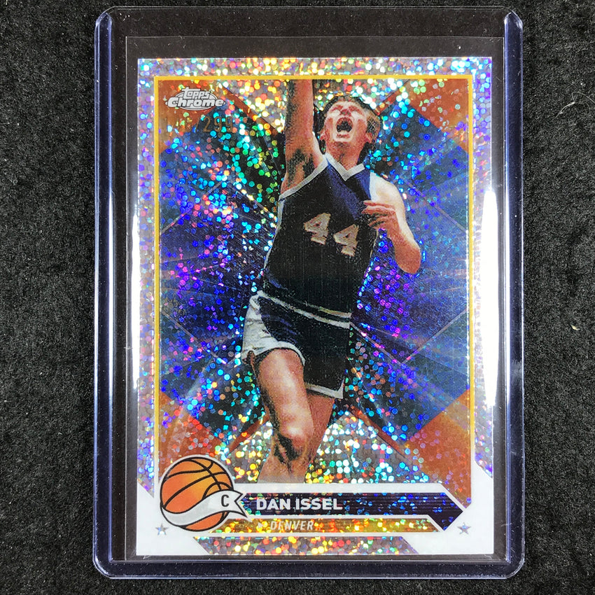 2023-24 Topps Chrome Basketball DAN ISSEL Base Speckle 146/299 #182