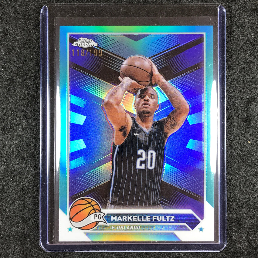 2023-24 Topps Chrome Basketball MARKELLE FULTZ Base Aqua 118/199 #7