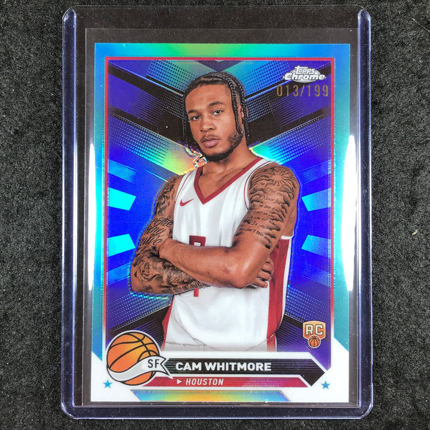 2023-24 Topps Chrome Basketball CAM WHITMORE Rookie Base Aqua 13/199 #133