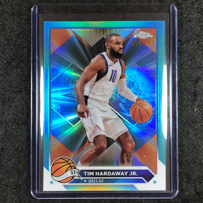 2023-24 Topps Chrome Basketball TIM HARDAWAY JR. Base Aqua 59/199 #188