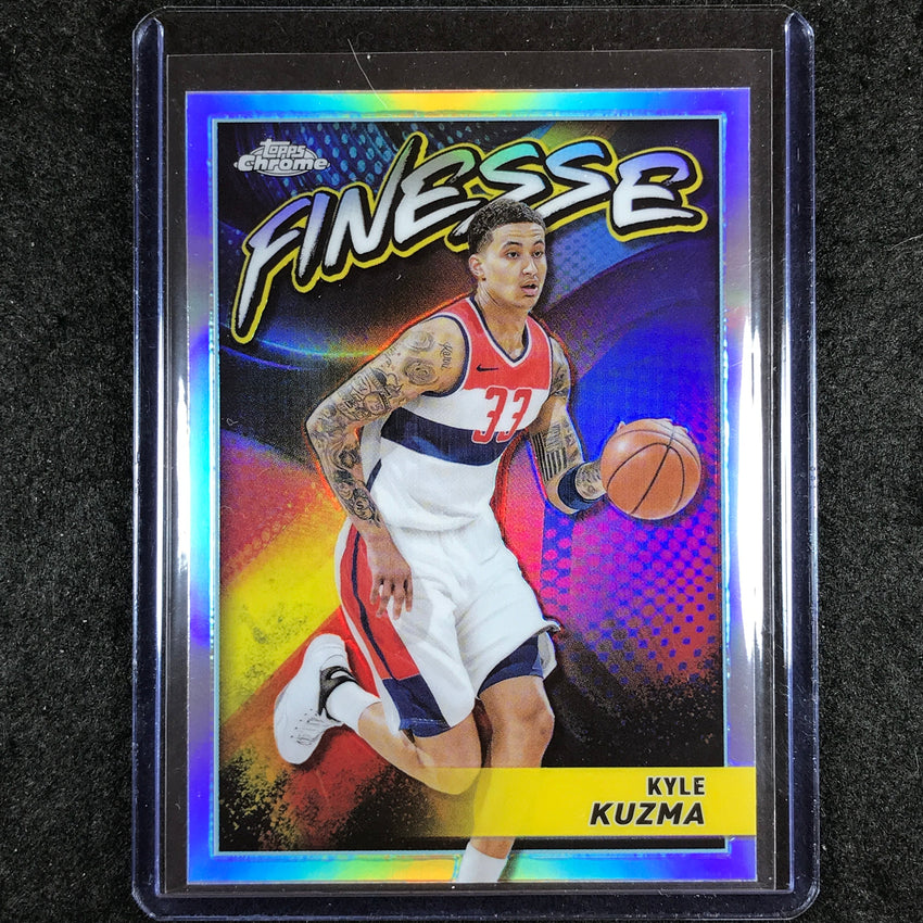 2023-24 Topps Chrome Basketball KYLE KUZMA Finesse Refractor #23