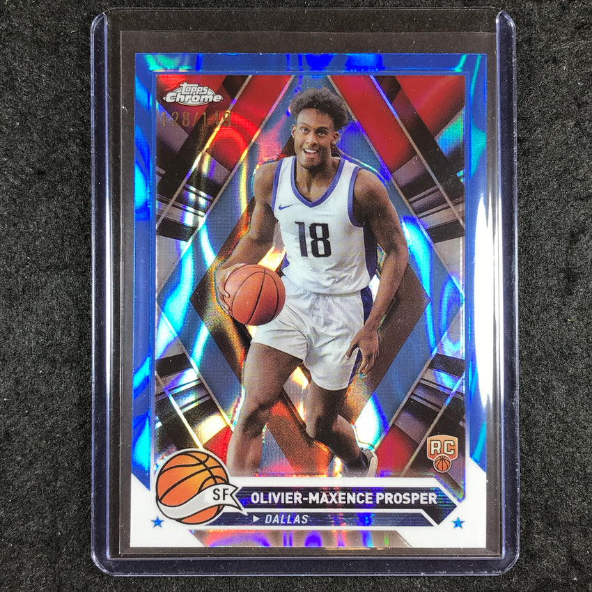 2023-24 Topps Chrome OLIVIER-MAXENCE PROSPER Rookie Blue Lava 128/149 #120