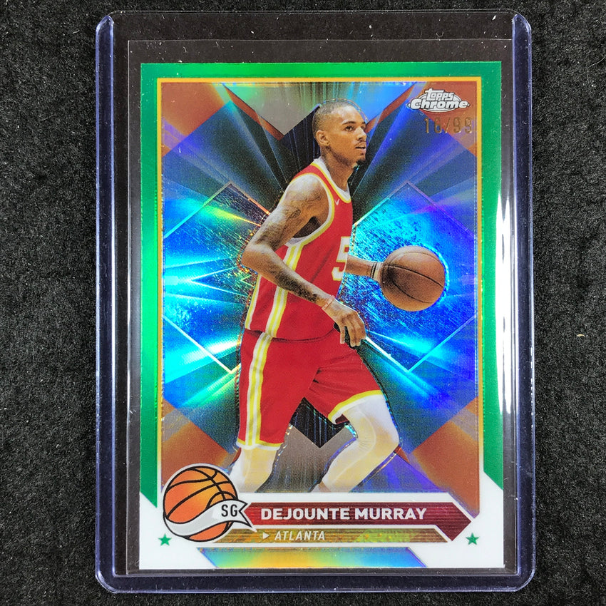2023-24 Topps Chrome Basketball DEJOUNTE MURRAY Base Green 16/99