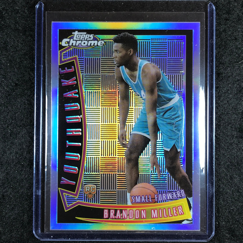 2023-24 Topps Chrome Basketball BRANDON MILLER Youthquake Rookie Refractor #2