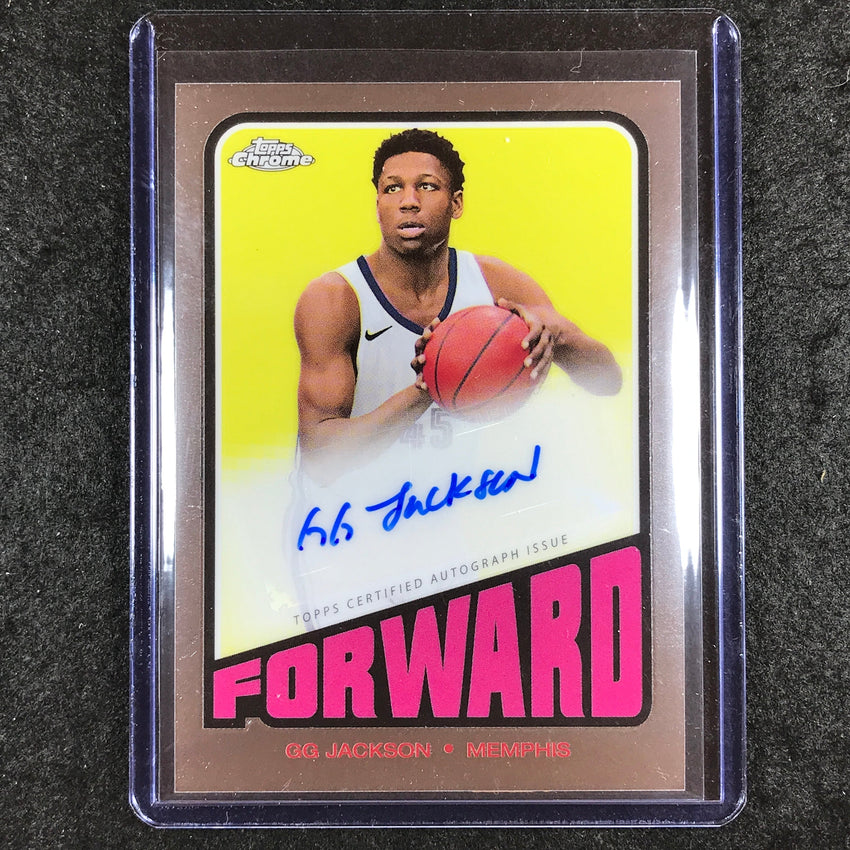 2023-24 Topps Chrome Basketball GG JACKSON 1972 Topps Rookie Auto Base #GGJ