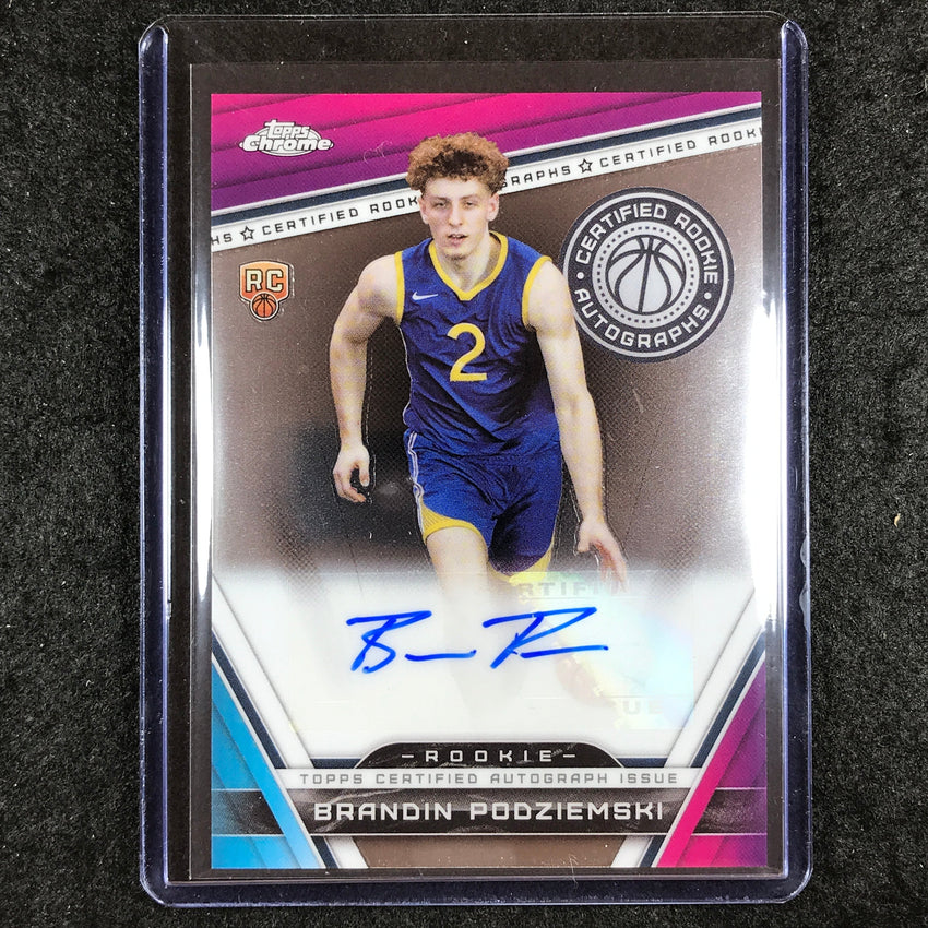 2023-24 Topps Chrome Basketball BRANDIN PODZIEMSKI Certified Rookie Auto #BP