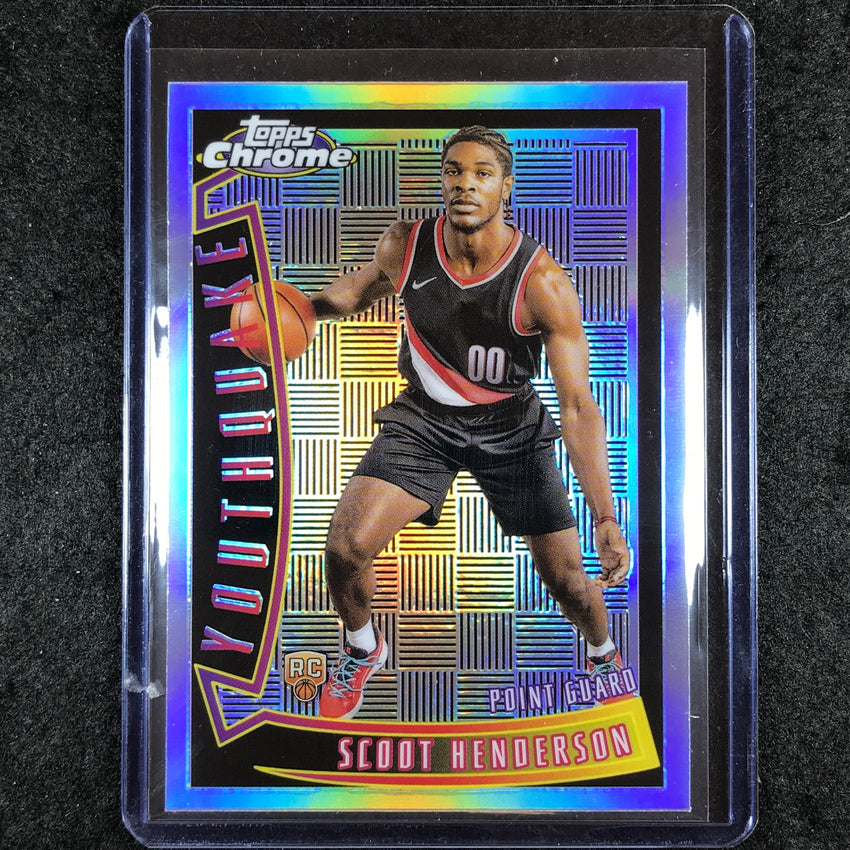 2023-24 Topps Chrome Basketball SCOOT HENDERSON Youthquake Rookie Refractor #3