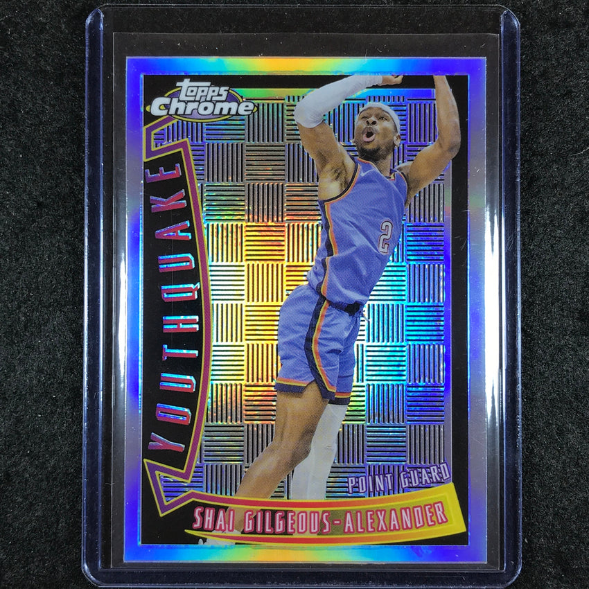 2023-24 Topps Chrome Basketball SHAI GILGEOUS-ALEXANDER Youthquake Refractor #7
