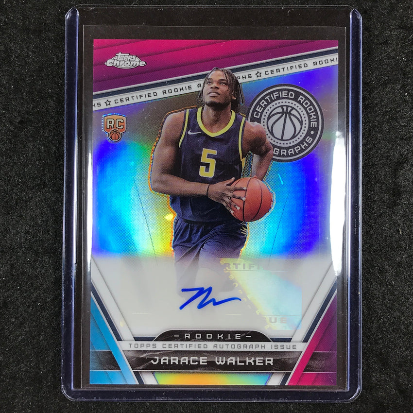 2023-24 Topps Chrome JARACE WALKER Certified Rookie Auto Refractor #JAW