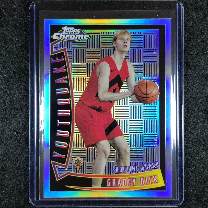 2023-24 Topps Chrome Basketball GRADEY DICK Youthquake Rookie Refractor #10
