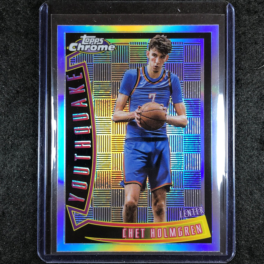 2023-24 Topps Chrome Basketball CHET HOLMGREN Youthquake Refractor #14