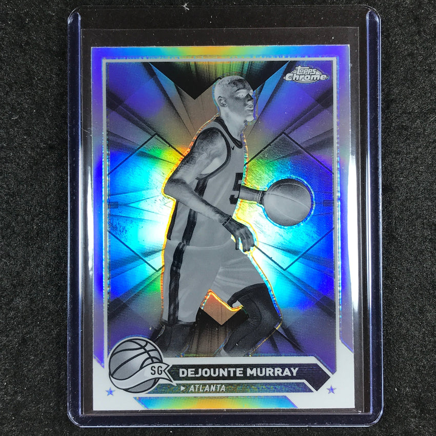 2023-24 Topps Chrome Basketball DEJOUNTE MURRAY Base Negative Refractor #5