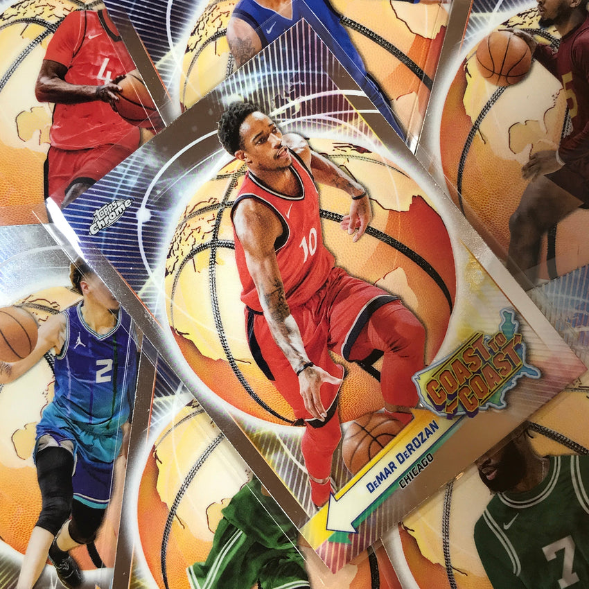 2023-24 Topps Chrome Basketball STEPHEN CURRY Coast to Coast Base #11