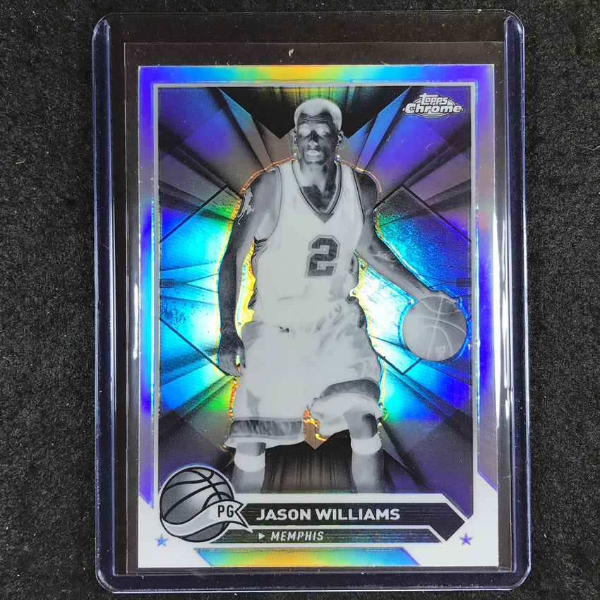 2023-24 Topps Chrome Basketball JASON WILLIAMS Base Negative Refractor #89