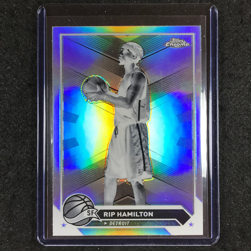 2023-24 Topps Chrome Basketball RIP HAMILTON Base Negative Refractor #109