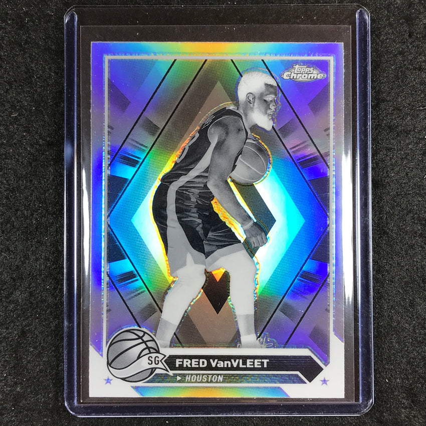 2023-24 Topps Chrome Basketball FRED VANVLEET Base Negative Refractor #126