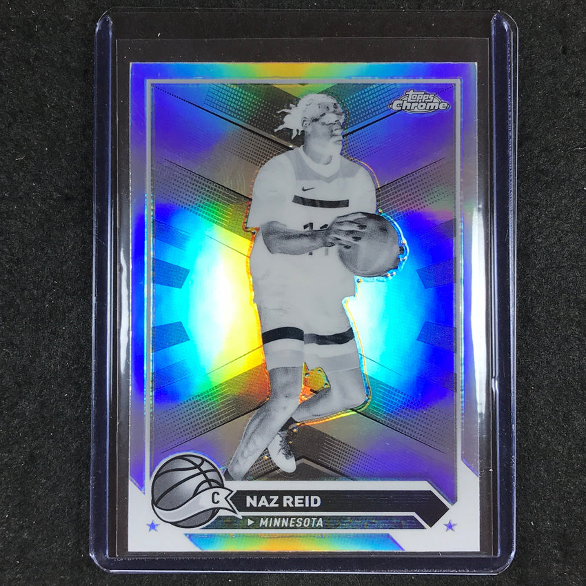 2023-24 Topps Chrome Basketball NAZ REID Base Negative Refractor #160