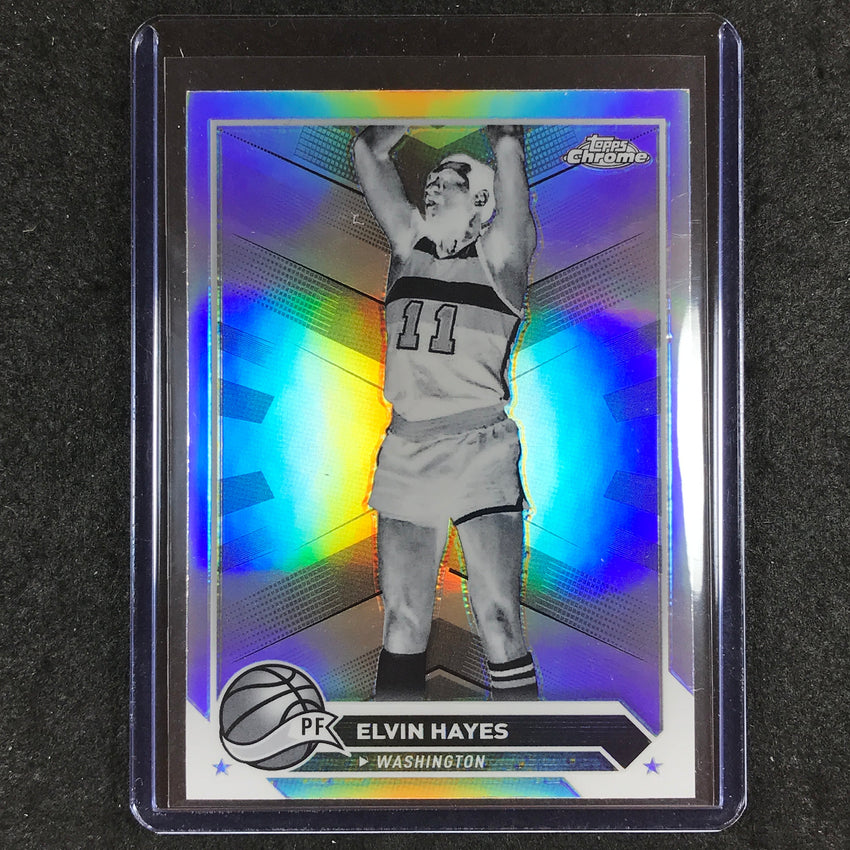 2023-24 Topps Chrome Basketball ELVIN HAYES Base Negative Refractor #178