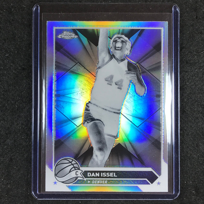 2023-24 Topps Chrome Basketball DAN ISSEL Base Negative Refractor #182