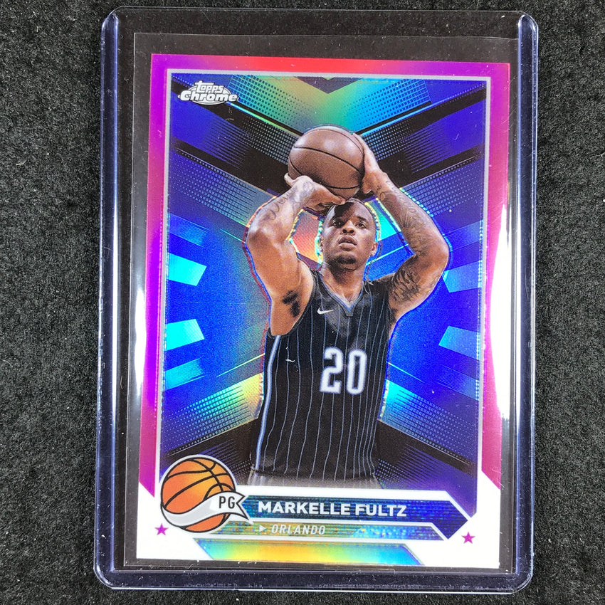 2023-24 Topps Chrome Basketball MARKELLE FULTZ Base Pink Refractor #7