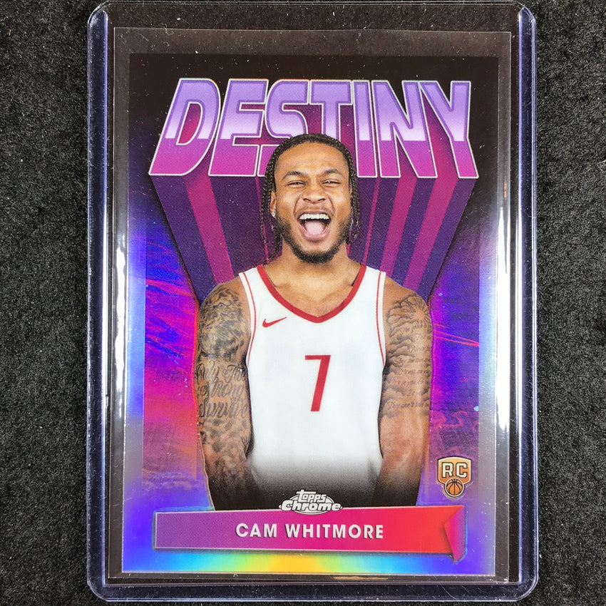 2023-24 Topps Chrome Basketball CAM WHITMORE Destiny Rookie Refractor #11