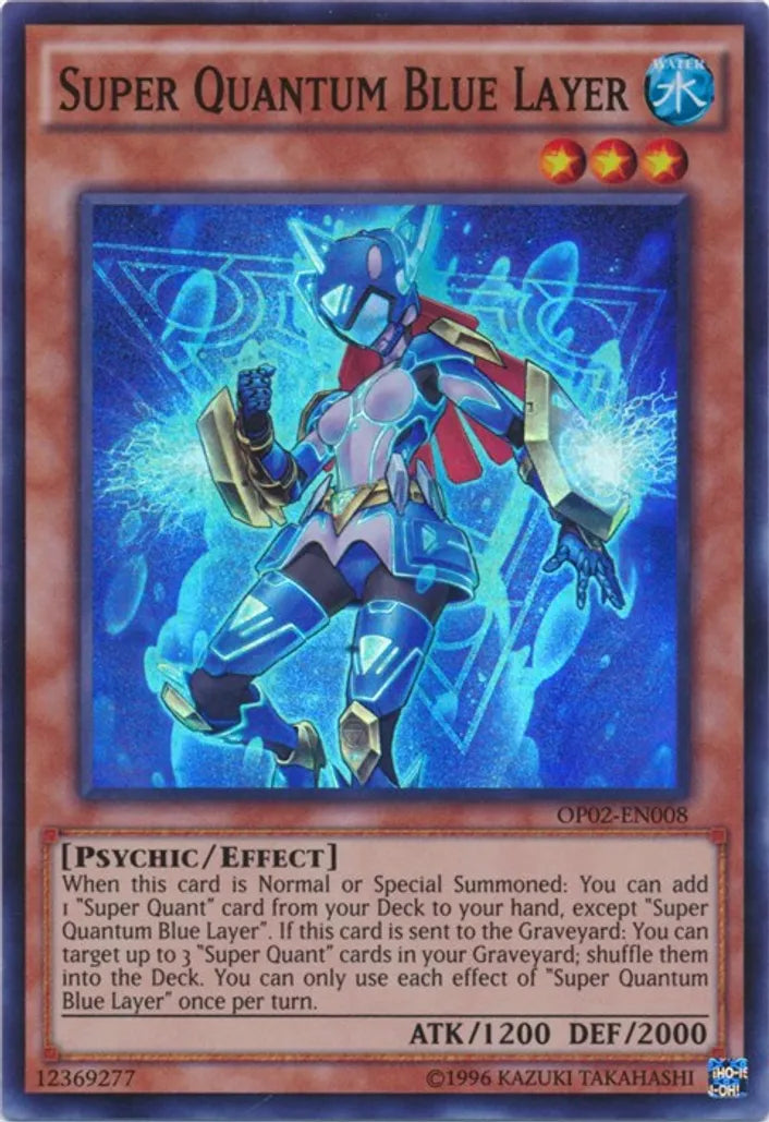 Super Quantum Blue Layer - OP02-EN008 - Super Rare OTS Tournament Pack 2