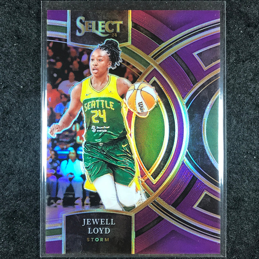 2024 Select WNBA JEWELL LOYD Premier Level Purple 30/149 #142