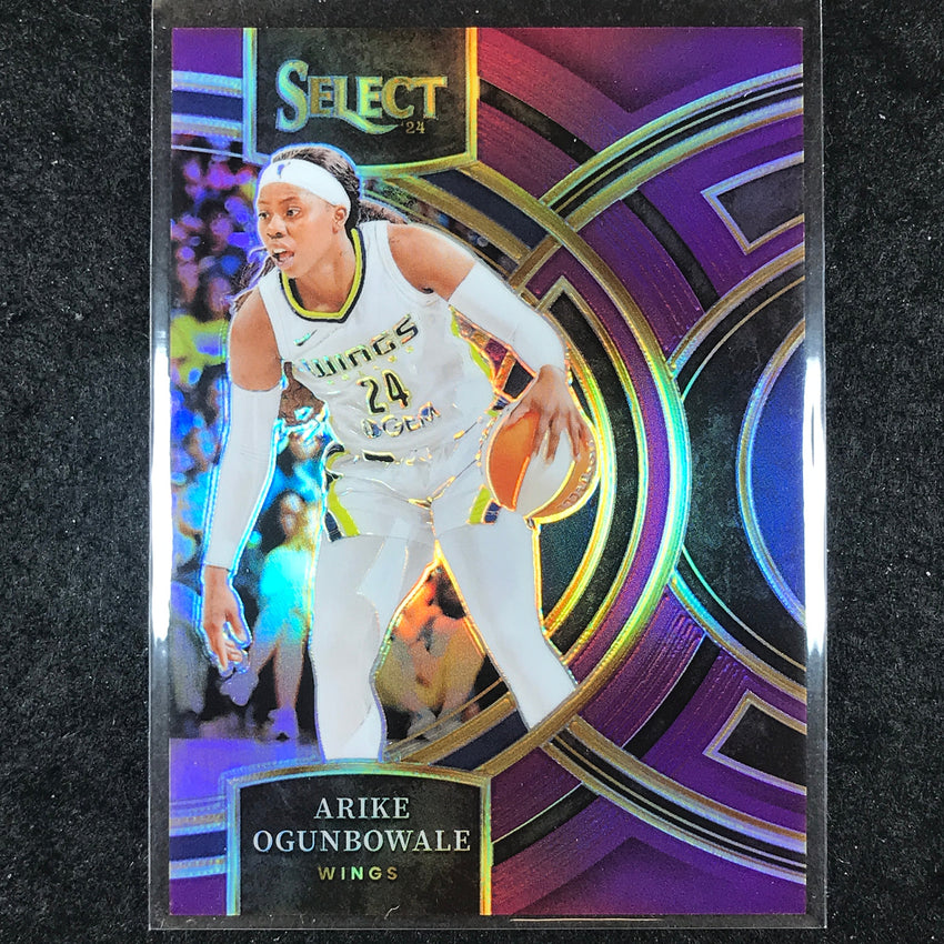2024 Select WNBA ARIKE OGUNBOWALE Premier Level Purple 13/149 #155
