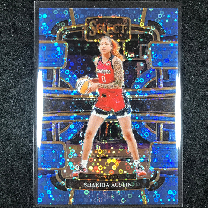 2024 Select WNBA SHAKIRA AUSTIN Concourse Light Blue Disco 103/125 #17