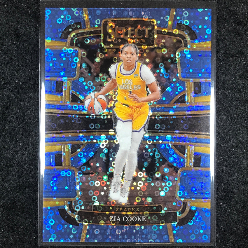 2024 Select WNBA ZIA COOKE Concourse Light Blue Disco 125/125 #47