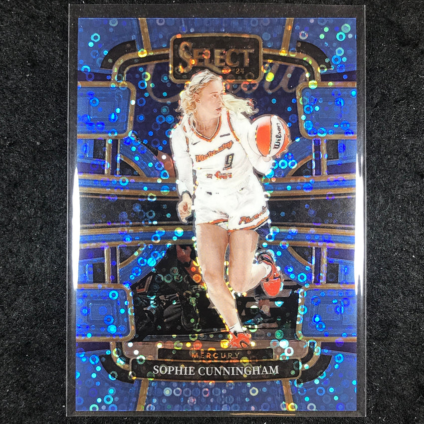 2024 Select WNBA SOPHIE CUNNINGHAM Concourse Light Blue Disco 116/125 #71