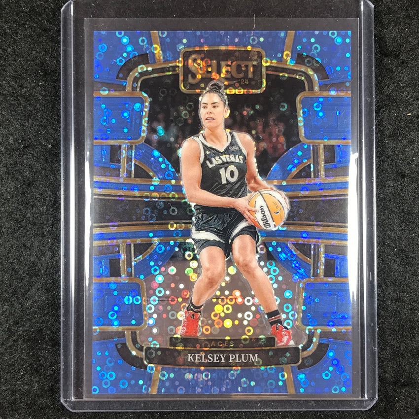 2024 Select WNBA KELSEY PLUM Concourse Light Blue Disco 73/125 #75