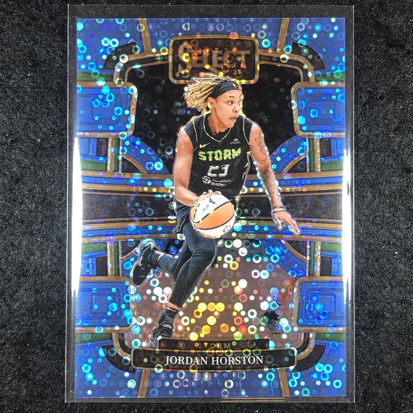 2024 Select WNBA JORDAN HORSTON Concourse Light Blue Disco 107/125 #82