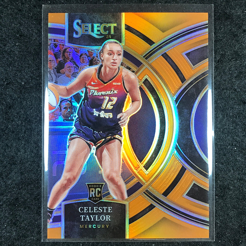 2024 Select WNBA CELESTE TAYLOR Premier Level Rookie Orange 39/125 #128