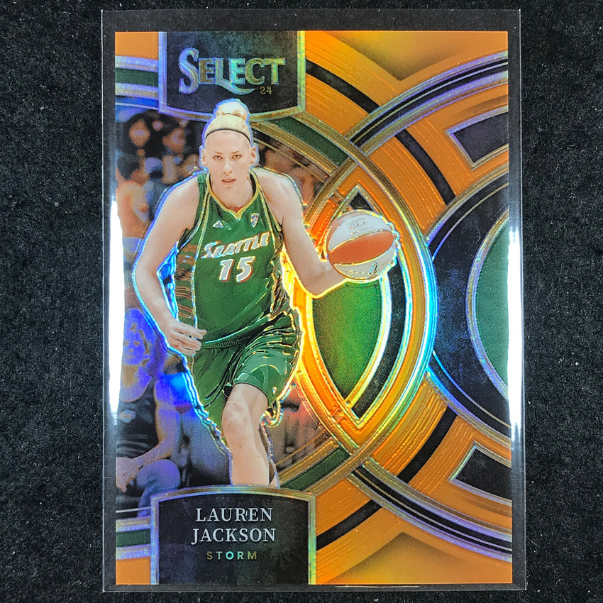 2024 Select WNBA LAUREN JACKSON Premier Level Orange 123/125 #133