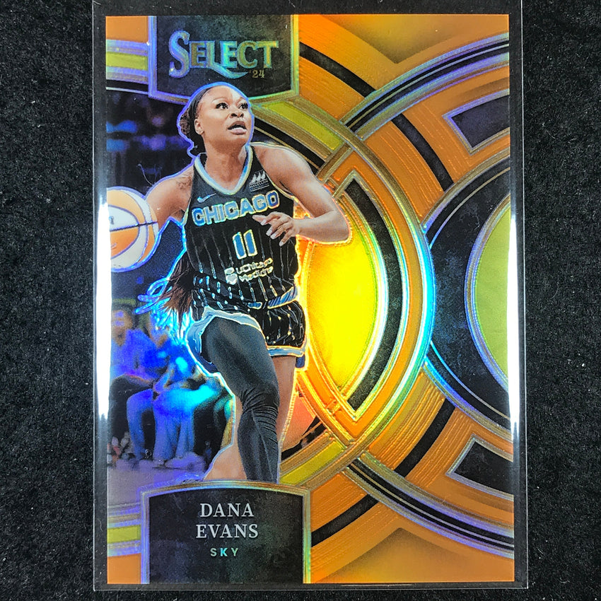 2024 Select WNBA DANA EVANS Premier Level Orange 62/125 #146