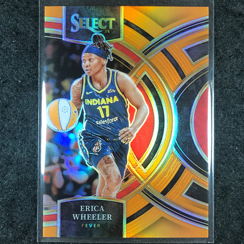 2024 Select WNBA ERICA WHEELER Premier Level Orange 6/125 #152