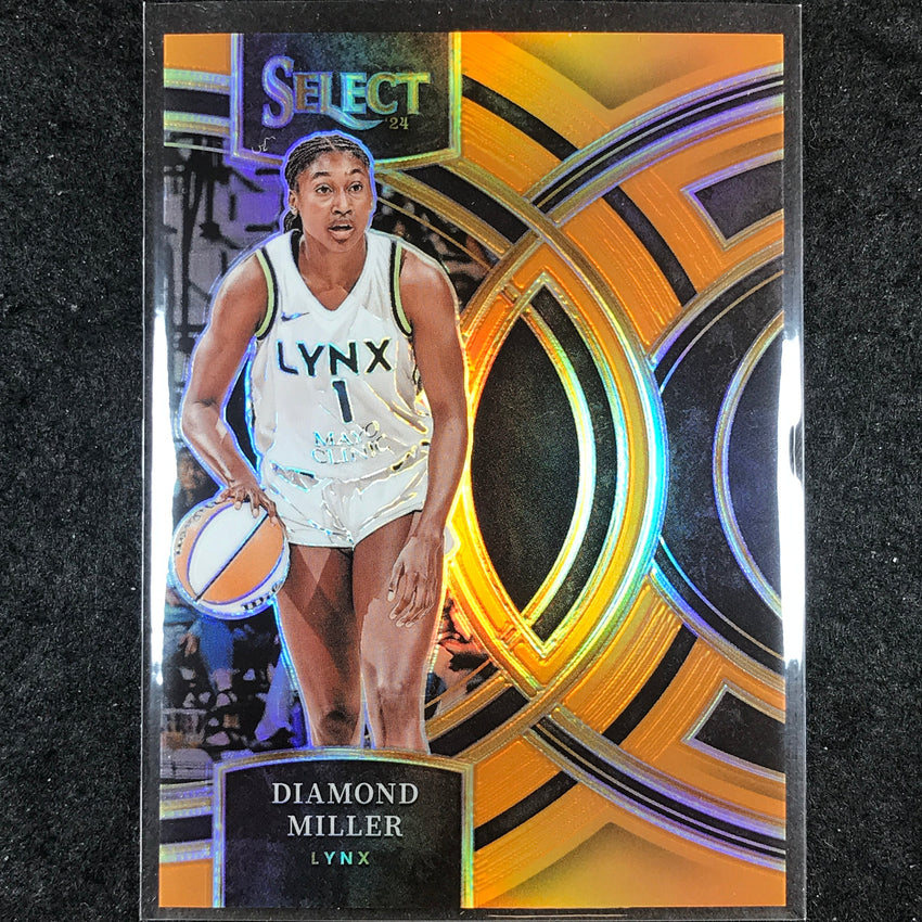2024 Select WNBA DIAMOND MILLER Premier Level Orange 53/125 #169