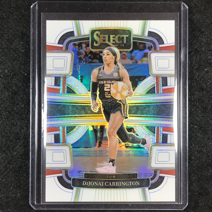 2024 Select WNBA DIJONAI CARRINGTON Concourse White 66/99 #18