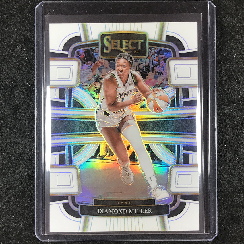 2024 Select WNBA DIAMOND MILLER Concourse White 95/99 #25