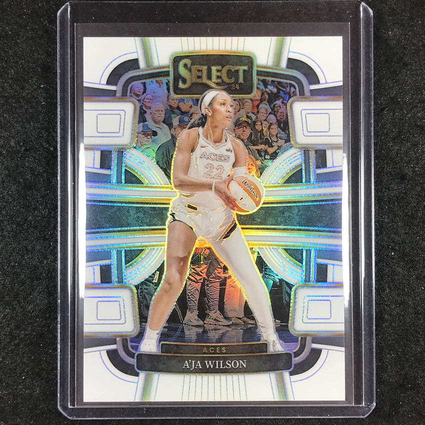 2024 Select WNBA A'JA WILSON Concourse White 51/99 #86