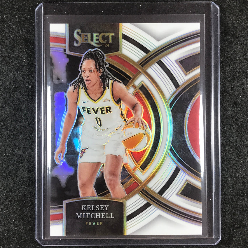 2024 Select WNBA KELSEY MITCHELL Premier Level White 43/99 #118