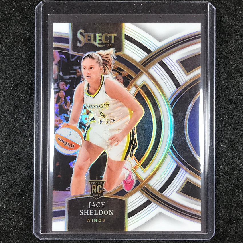 2024 Select WNBA JACY SHELDON Premier Level Rookie White 39/99 #134