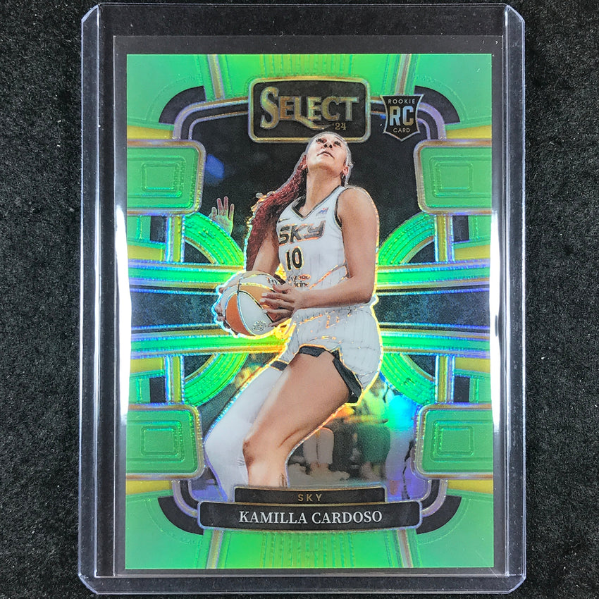 2024 Select WNBA KAMILLA CARDOSO Concourse Rookie Neon Green 52/75 #33