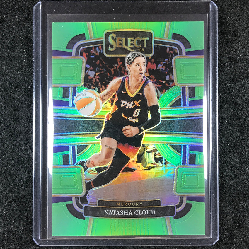 2024 Select WNBA NATASHA CLOUD Concourse Neon Green 5/75 #37